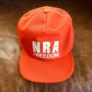NRA TRUCKER MESH SNAP BACK HAT